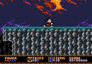 Castle of Illusion Starring Mickey Mouse - 1st try - User Screenshot